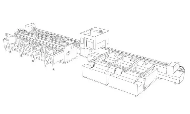 fiber laser tube cutter machine